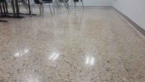 exposed aggregate polished concrete