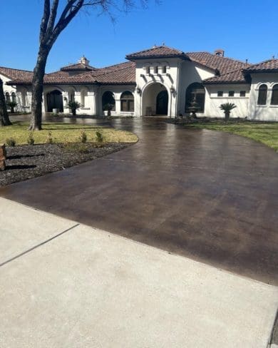 stained concrete floors midland